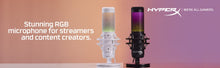 Charger l'image dans la galerie, HyperX QuadCast S RGB USB Microphone - White