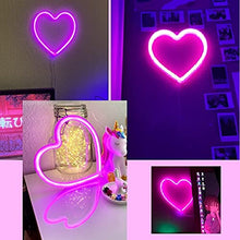 Charger l'image dans la galerie, EXF Pink Heart Neon Light