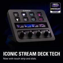 Charger l'image dans la galerie, Elgato Stream Deck +, Audio Mixer, Production Console and Studio Controller for Content Creators, Streaming, Gaming, with customizable touch strip dials and LCD keys, works with Mac and PC