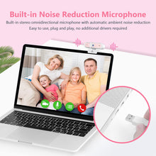 Charger l'image dans la galerie, NexiGo Full HD 60FPS Webcam - Pink