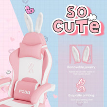 Load image into Gallery viewer, PZDO Pink Gaming Chair, Pink-White