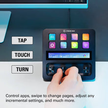 Charger l'image dans la galerie, Elgato Stream Deck +, Audio Mixer, Production Console and Studio Controller for Content Creators, Streaming, Gaming, with customizable touch strip dials and LCD keys, works with Mac and PC
