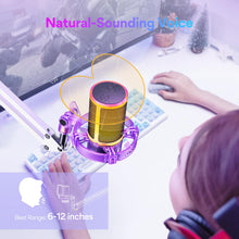 Charger l'image dans la galerie, MAONO USB Gaming Microphone (Purple)