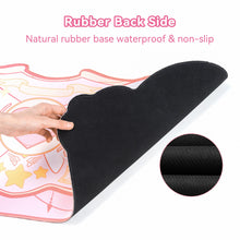 Load image into Gallery viewer, GeekShare Large Gaming Mouse Pad Kawaii Pink Non-Slip Rubber Back Mouse Pad Big Waterproof Desk Mat for Keyboard and Mouse Perfect for Gaming,or Home Office Work - Star Wings(Super Dense Cloth)