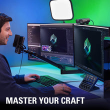Charger l'image dans la galerie, Elgato Stream Deck +, Audio Mixer, Production Console and Studio Controller for Content Creators, Streaming, Gaming, with customizable touch strip dials and LCD keys, works with Mac and PC