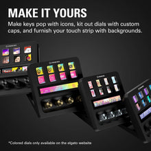 Charger l'image dans la galerie, Elgato Stream Deck +, Audio Mixer, Production Console and Studio Controller for Content Creators, Streaming, Gaming, with customizable touch strip dials and LCD keys, works with Mac and PC