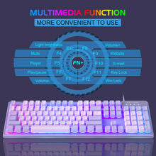 Charger l'image dans la galerie, MageGee K1 Violet RGB Gaming Keyboard & Mouse Combo