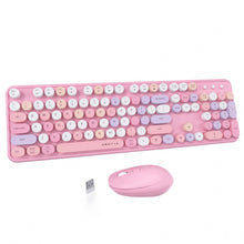 Charger l'image dans la galerie, UBOTIE Colorful Wireless Keyboard & Mouse Set - Pink