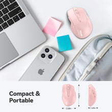 Load image into Gallery viewer, TECKNET Pink Wireless Mouse - Pink
