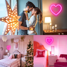 Charger l'image dans la galerie, EXF Pink Heart Neon Light