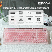 Load image into Gallery viewer, KiiBoom Phantom 98 Hot Swappable Crystal Gasket-Mounted Mechanical Keyboard