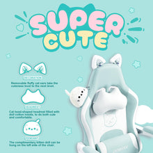 Load image into Gallery viewer, Dowinx gaming chair featuring a cat-inspired design with plush accents for a cozy gaming setup