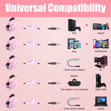 Charger l'image dans la galerie, BENGOO G9000 wired gaming headphones with soft over-ear cushions and volume control