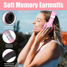 Charger l'image dans la galerie, BENGOO G9000 pink headset with flexible boom mic and inline controls