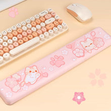 Charger l'image dans la galerie, Non-slip rubber-based desk mat with stitched edges, perfect for gaming and work setups