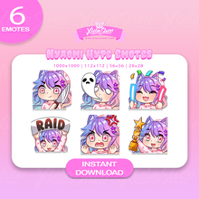 Charger l'image dans la galerie, Nyaomi Hype Emotes (FREE GIFT)