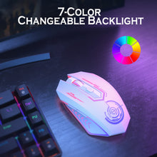 Load image into Gallery viewer, UHURU gaming mouse with a lag-free 2.4GHz wireless connection via USB dongle