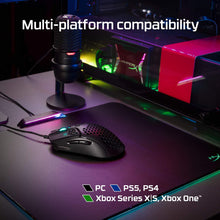 Load image into Gallery viewer, HyperX Pulsefire Haste gaming mouse featuring TTC golden micro switches with 60 million click lifespan