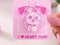 Load and play video in Gallery viewer, Taunting Kitty Cat Acrylic Pin