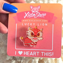 Load image into Gallery viewer, Lucky Lion Acrylic Pin Pins Xiola Shop
