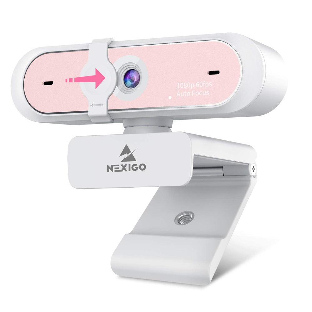 NexiGo Full HD 60FPS Webcam - Pink