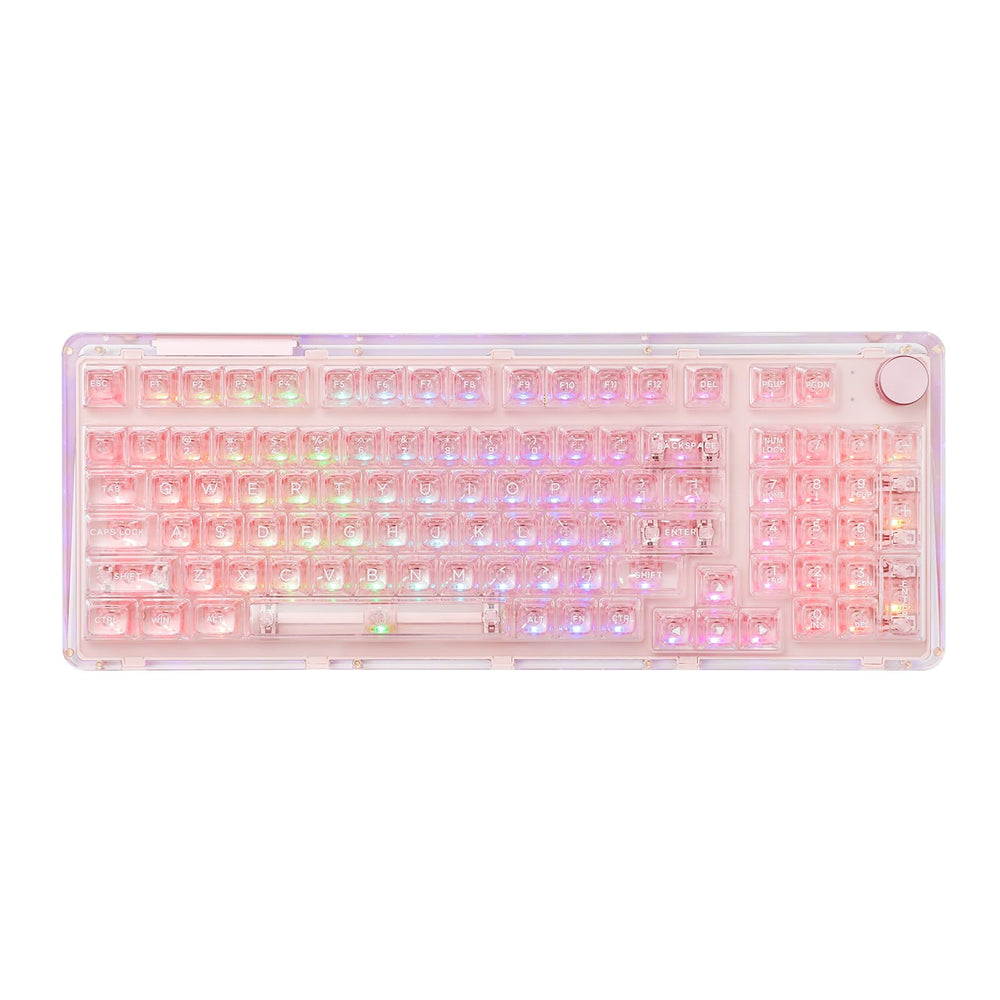 KiiBoom Phantom 98 Hot Swappable Crystal Gasket-Mounted Mechanical Keyboard