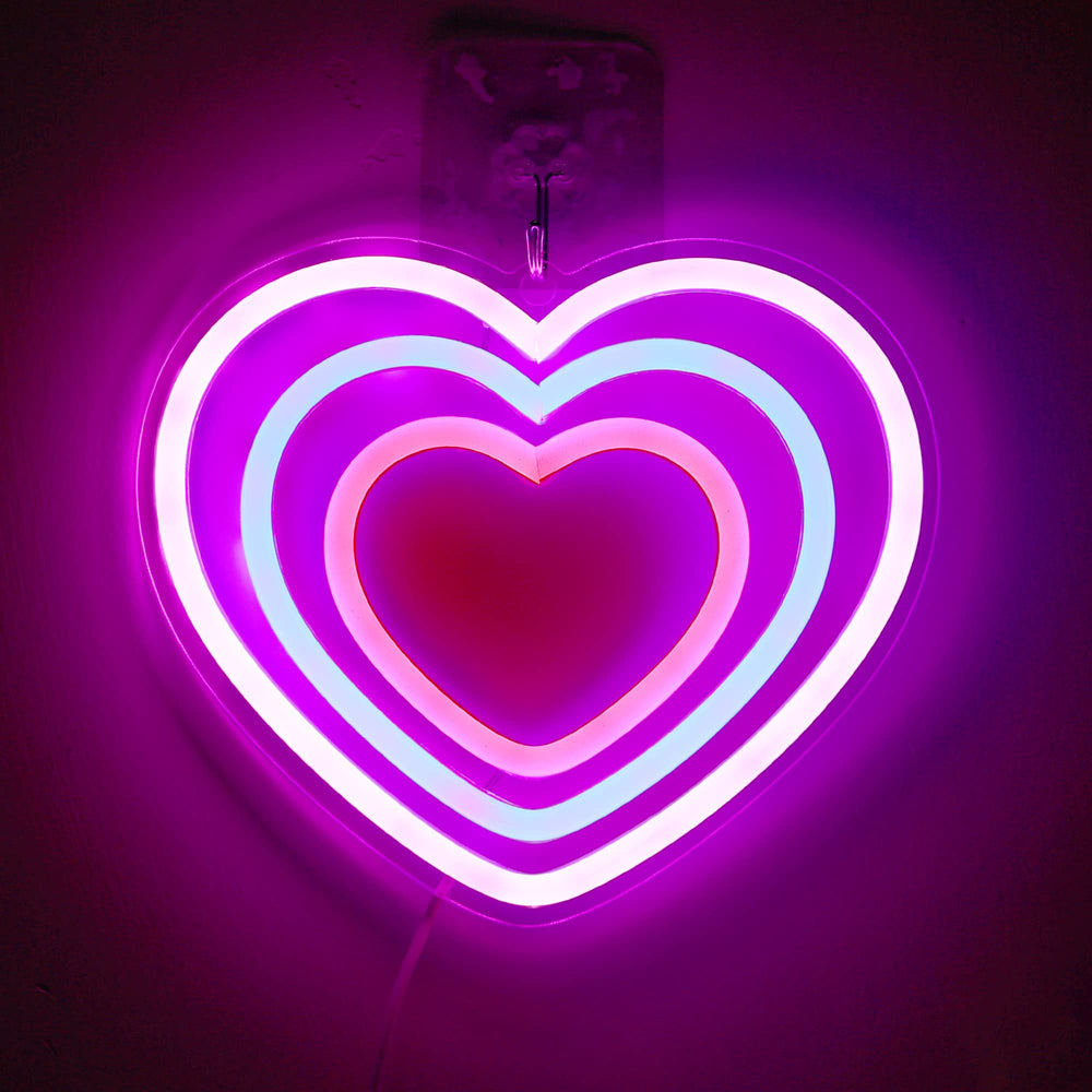 Attivolife Heart Neon Sign Acrylic