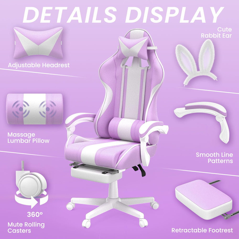 Ferghana Gaming Chair - Purple