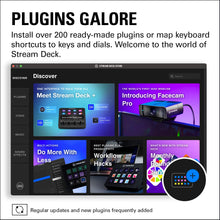 Charger l&#39;image dans la galerie, Elgato Stream Deck +, Audio Mixer, Production Console and Studio Controller for Content Creators, Streaming, Gaming, with customizable touch strip dials and LCD keys, works with Mac and PC
