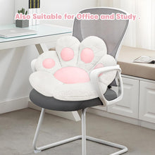 Load image into Gallery viewer, MOONBEEKI cushion featuring a cute cat paw design, perfect for cozy desk setups
