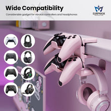 Load image into Gallery viewer, EURPMASK stand supporting two gaming controllers for PlayStation, Xbox, Switch, and PC
