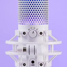 Charger l&#39;image dans la galerie, HyperX QuadCast S microphone featuring USB connectivity and software customization
