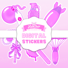 Charger l&#39;image dans la galerie, Kawaii Combat Cuties Digital Sticker Pack - Add a Dash of Adorable Ferocity to Your Digital Planner - Xiola Shop
