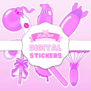 Kawaii Combat Cuties Digital Sticker Pack - Add a Dash of Adorable Ferocity to Your Digital Planner - Xiola Shop