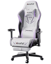 Charger l&#39;image dans la galerie, AutoFull gaming chair with a wide, impact-resistant seat cushion for all-day comfort
