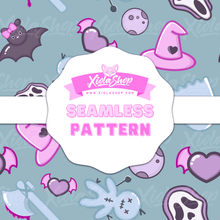 Load image into Gallery viewer, Spooky Sweet Seamless Printable Pattern - Xiola Shop
