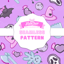 Load image into Gallery viewer, Spooky Sweet Seamless Pattern Digital Print Craft
